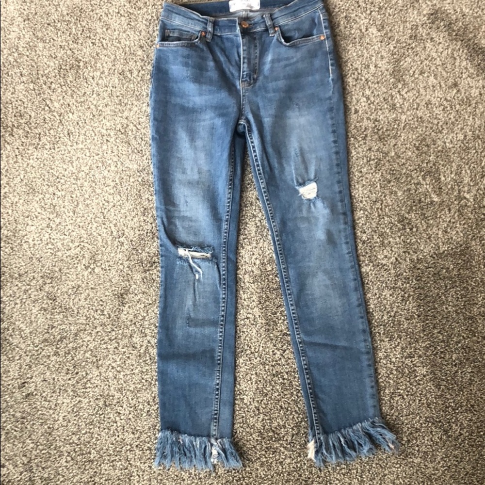 Free People high rise skinny jean